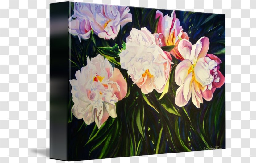Cut Flowers Floral Design Peony Floristry - Gallery Wrap - Creative Transparent PNG