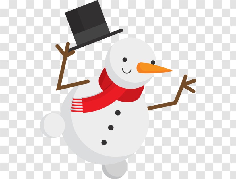 Snowman Hat Clip Art - Holding A Black Transparent PNG