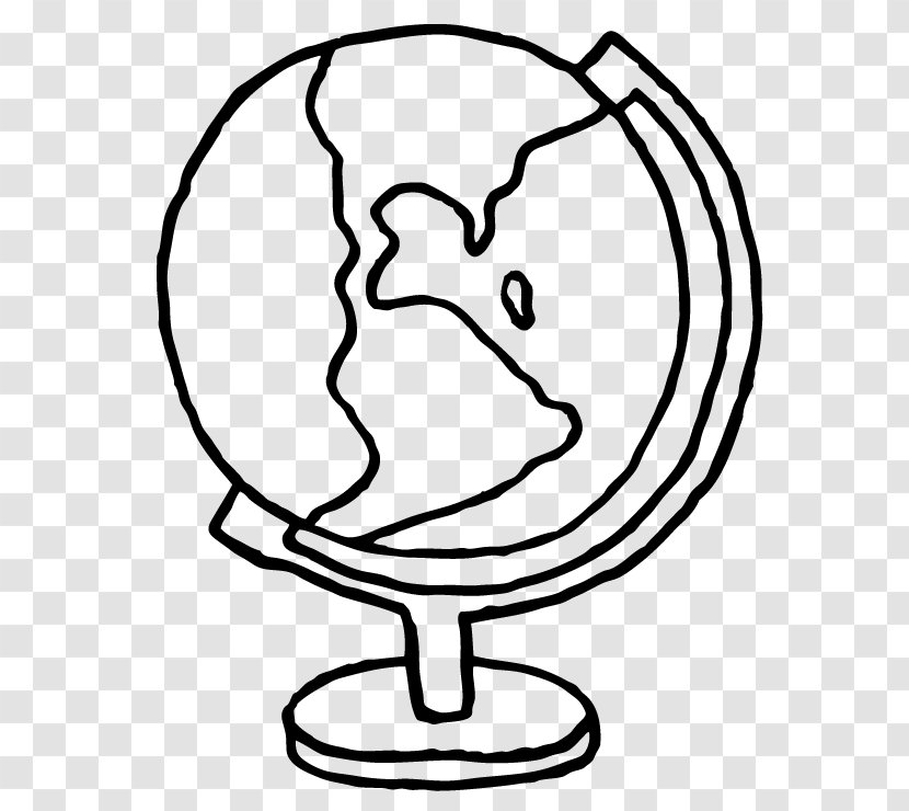 Globe Line Art Drawing - Silhouette - Doodles Transparent PNG