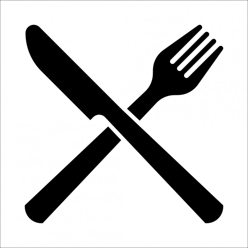 Traffic Sign Restaurant Road - Fork Transparent PNG