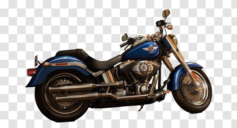 Harley-Davidson FLSTF Fat Boy Softail Motorcycle CVO - Used Car Transparent PNG