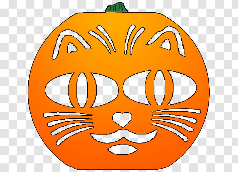 Jack-o'-lantern Halloween Pumpkin Cat Mask - Mouth Banner Transparent PNG