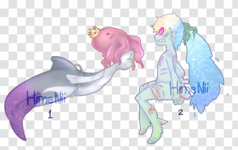 Porpoise Horse Mermaid Mammal - Flower Transparent PNG