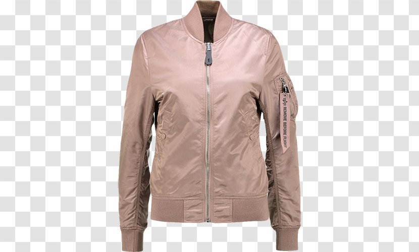 Leather Jacket T-shirt Flight MA-1 Bomber Transparent PNG