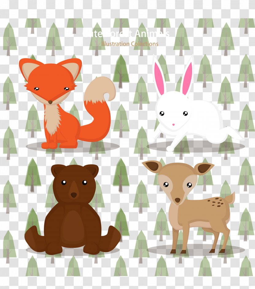 Red Fox Animal Forest - Tail - Cute Vector Transparent PNG