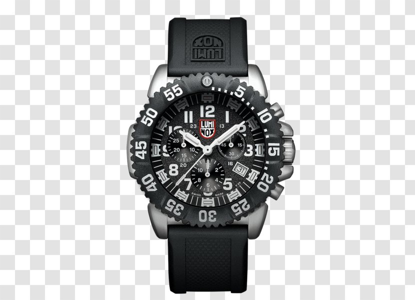 Luminox Navy Seal Colormark 3050 Series Stainless Steel Watch - Material - Usa Visa Transparent PNG
