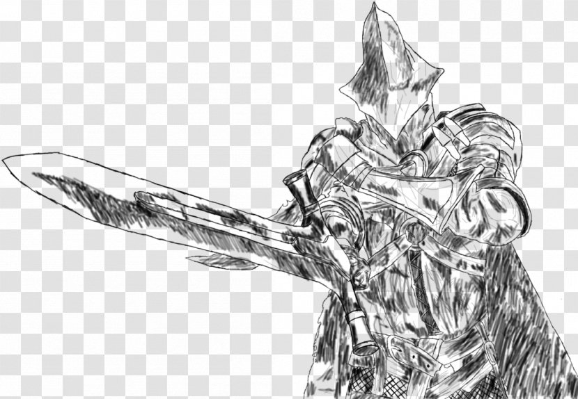 Dark Souls III Line Art Drawing Sketch - Iii Transparent PNG