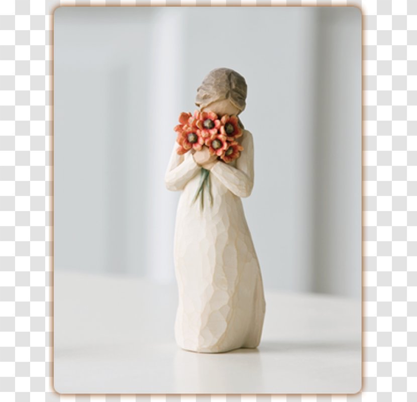 Willow Tree Figurine Love Flower - Arranging - Wedding Ceremony Supply Transparent PNG