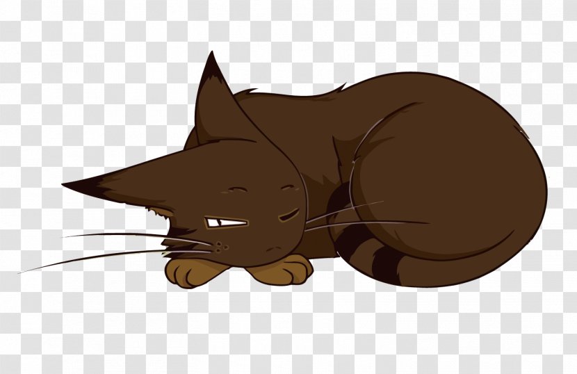 Cat Euclidean Vector - Snout - Sleeping Transparent PNG
