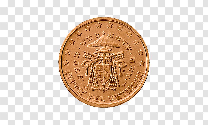 Vatican Euro Coins City European Union - 20 Cent Coin Transparent PNG