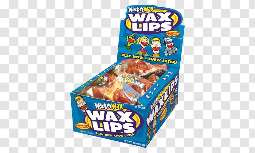 Wax Lips Chewing Gum Candy Food Razzles 40g - Crack Wack Transparent PNG