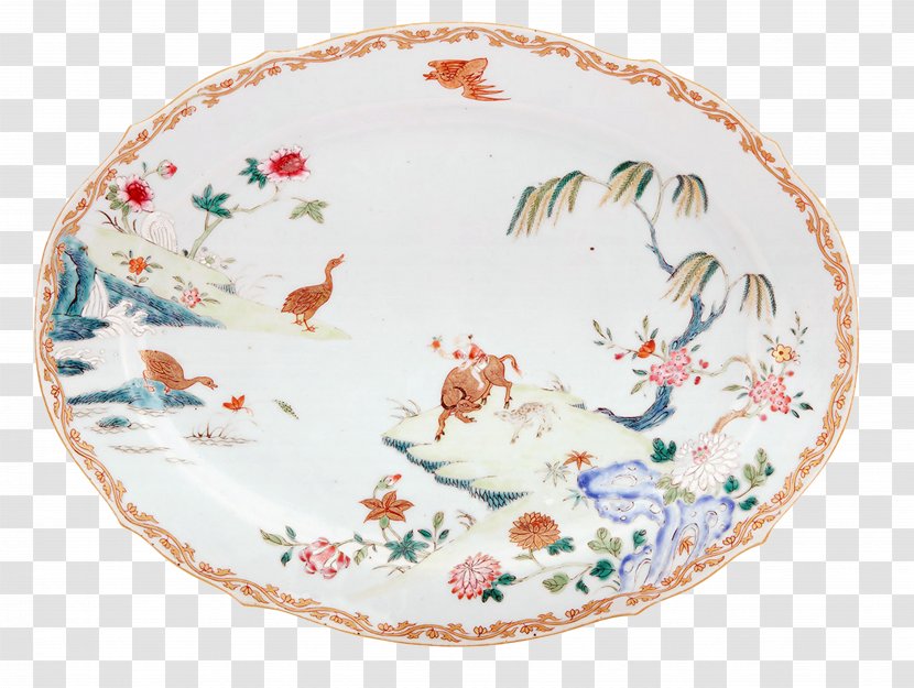 Plate Chinese Export Porcelain Platter China Transparent PNG