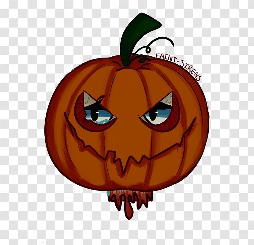 Jack-o'-lantern Winter Squash Pumpkin Cucurbita Maxima Calabaza - Fiction - Head Transparent PNG