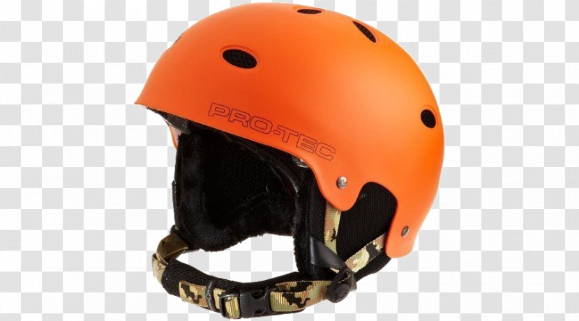 Ski & Snowboard Helmets Bicycle Motorcycle Pro-Tec B2 Snow Helmet Matte Orange Camo Small - Personal Protective Equipment Transparent PNG