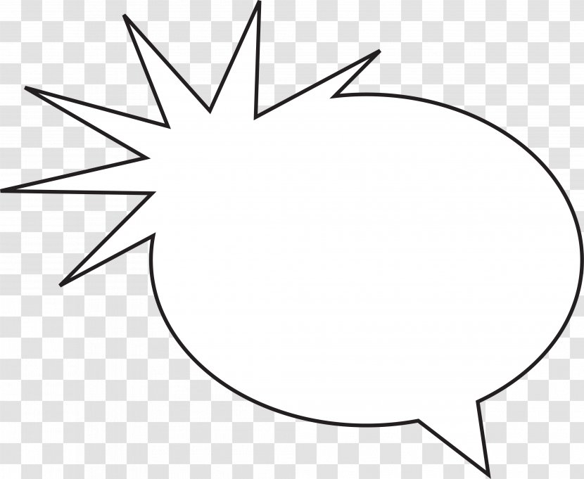 Speech Balloon Photography Clip Art - Black And White - Dialogue Box Transparent PNG