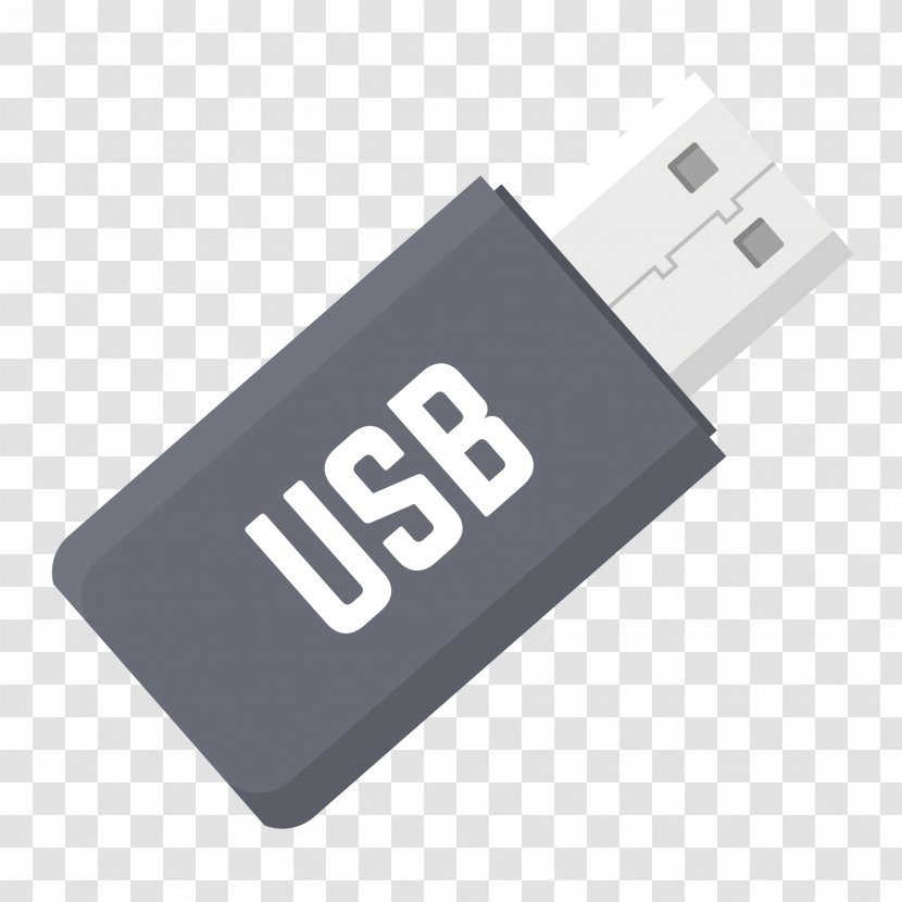 USB Flash Drive Computer File - Usb Drives - Vector Transparent PNG
