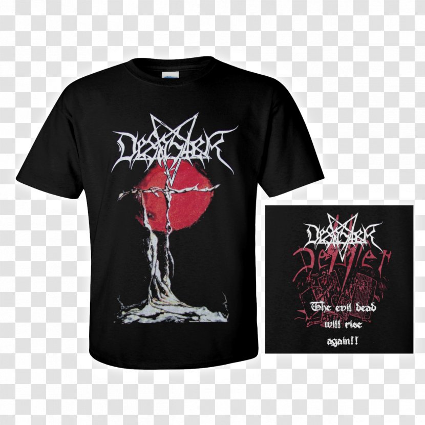 T-shirt Desaster Thrash Metal Heavy Asphyx - Tree Transparent PNG