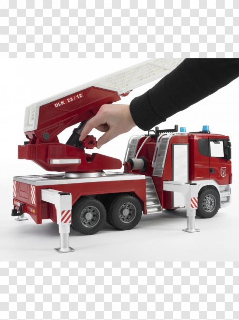 Fire Engine Scania AB Car PRT-range Bruder - Wasserpumpe - Truck Transparent PNG