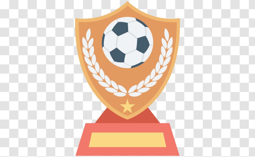 Trophy Football Icon - Shield - Hand Painted Transparent PNG