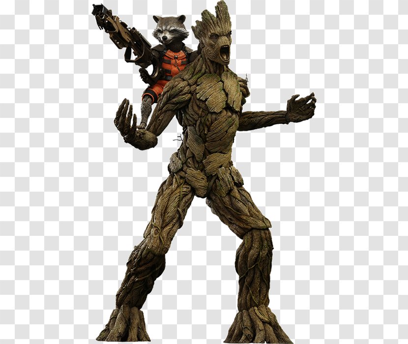 Rocket Raccoon Groot Collector Marvel Cinematic Universe Action & Toy Figures Transparent PNG