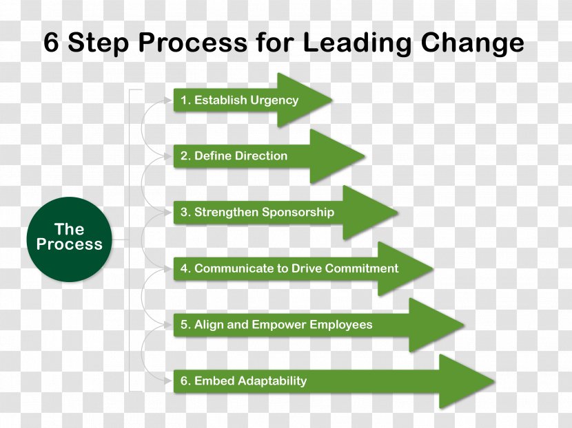 Change Management Organizational Culture Leadership - Step Process Transparent PNG