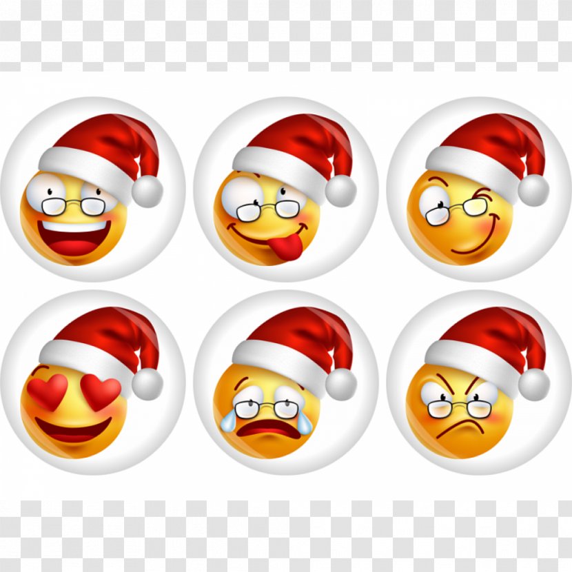 Smiley Emoticon Santa Claus Emoji Clip Art Transparent PNG