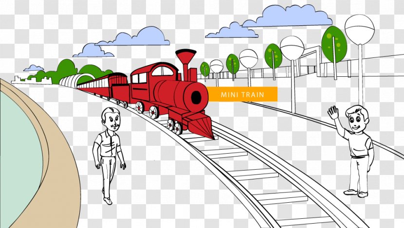 Kankaria Lake Toy Train Maninagar Clip Art - Locomotive - Lakefront Transparent PNG