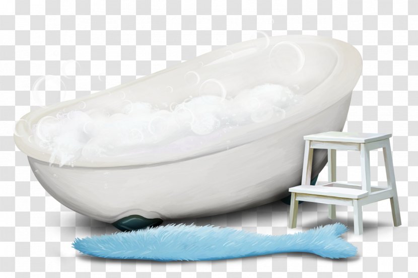 Bathtub Plumbing Fixtures Tap Shower Bathroom - Tube Transparent PNG