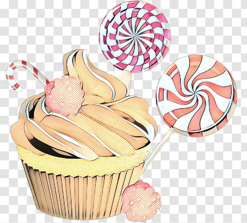 Baking Cup Cupcake Pink Food Dessert - Icing - Baked Goods Bake Sale Transparent PNG