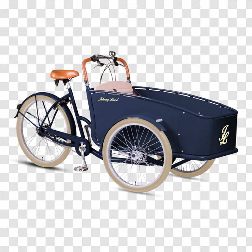 Netherlands Bakfiets Freight Bicycle Cruiser - Motor Vehicle Transparent PNG