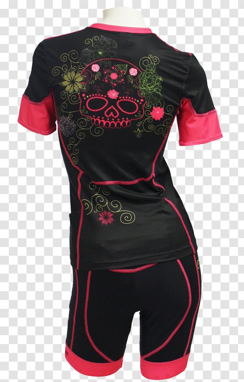 Cycling Jersey T-shirt Sleeve - Woman Transparent PNG