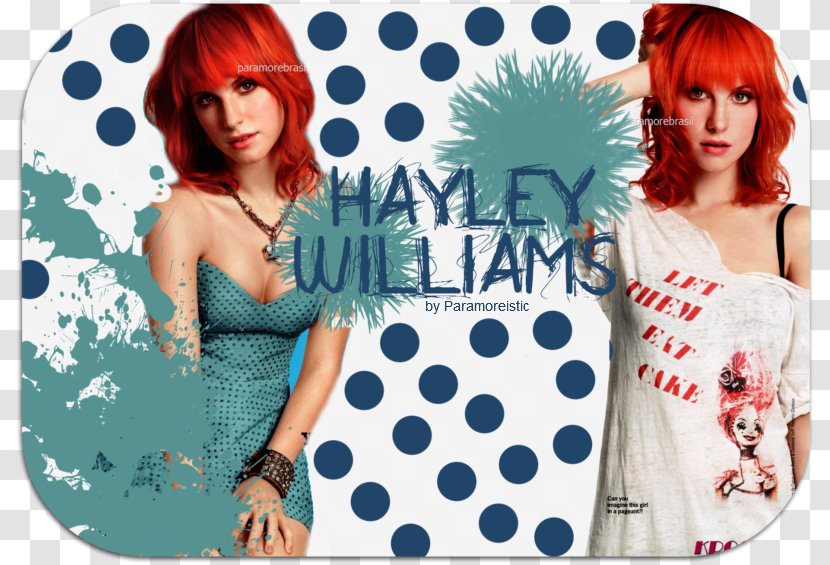 53rd Annual Grammy Awards Paramore Brand New Eyes Riot! - Cartoon - Hayley Williams Transparent PNG