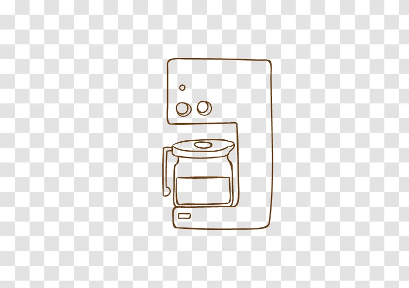 Coffee Cup Coffeemaker - Hand-painted Machine Transparent PNG