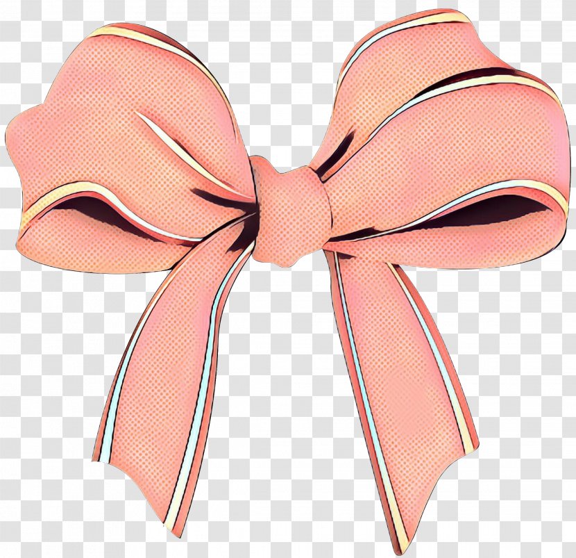 Vintage Retro Ribbon - Satin Pink Transparent PNG