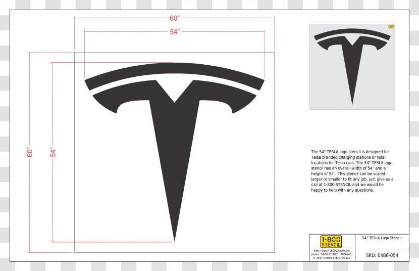 Tesla Motors Logo 2017 Model X Car - Text Transparent PNG