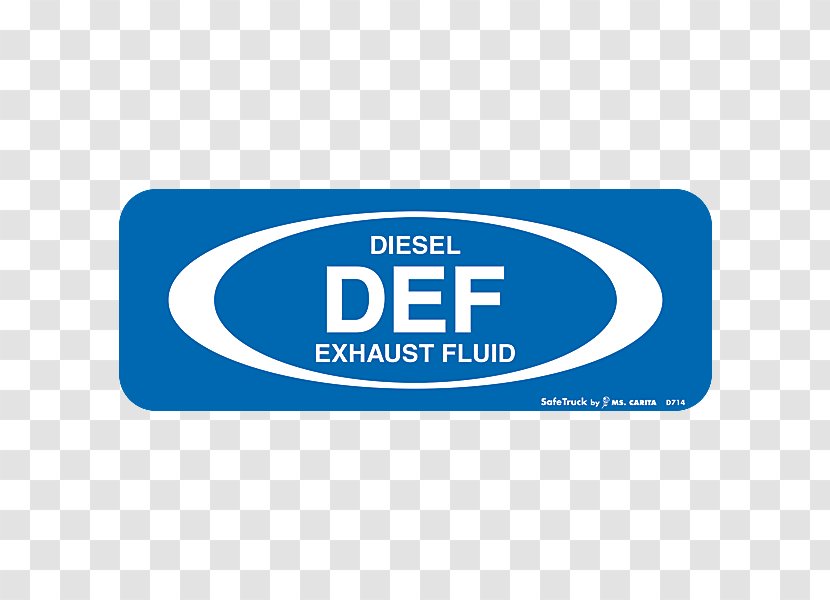 Diesel Exhaust Fluid Car Sticker Decal - Fuel Transparent PNG