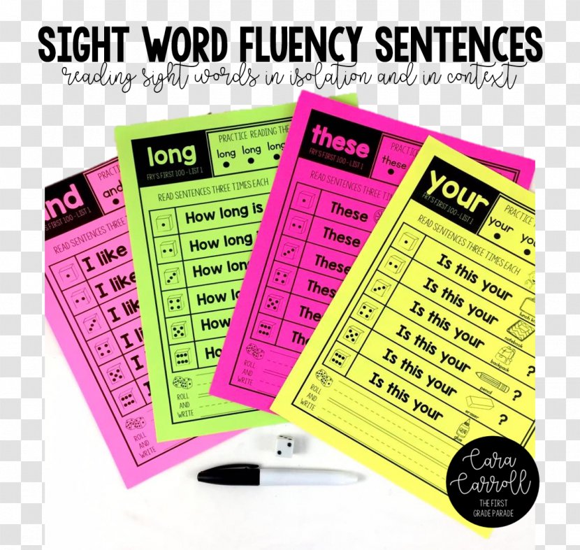 Sight Word Dolch List Phonics Vocabulary - Learning Transparent PNG