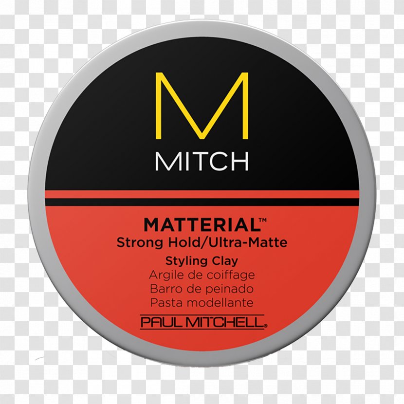 Paul Mitchell Mitch Matterial Ultra-Matte Styling Clay Reformer Hair Care Pomade - Kaolin Transparent PNG