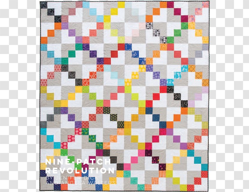 Scrappy Quilts: 29 Favorite Projects From The Editors Of American Patchwork And Quilting Nine-Patch Revolution: 20 Modern Quilt Nine Patch - Rectangle - Talking Angela Transparent PNG