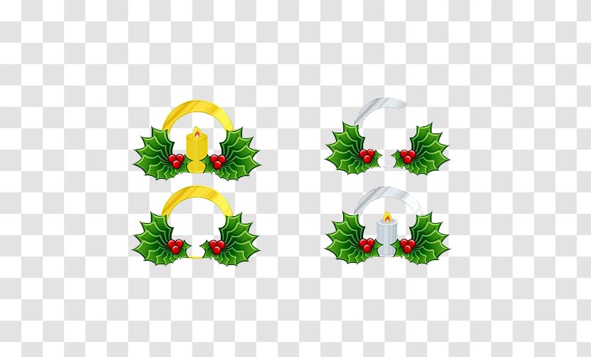 Christmas Ornament Santa Claus Garland - New Year S Day - Creative Wreath Transparent PNG