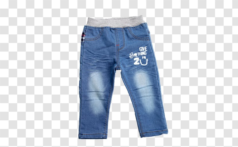 Jeans Trousers Machine Denim - Children's Transparent PNG