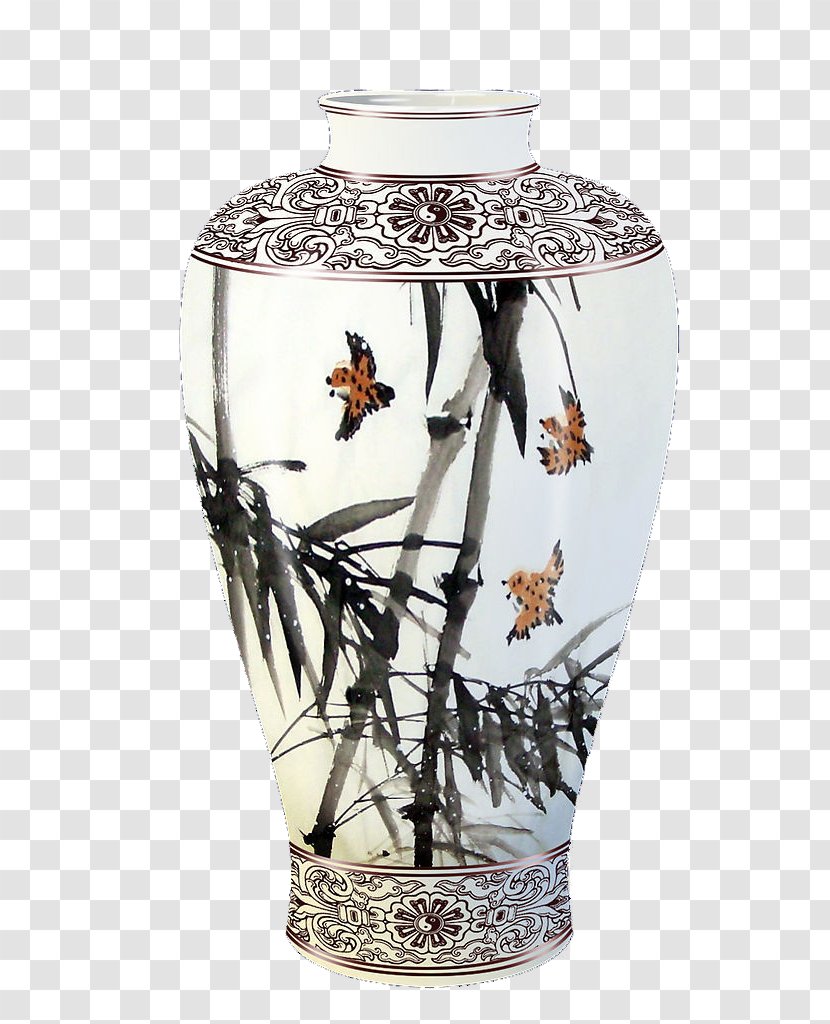 Vase Drawing Porcelain - Antique Transparent PNG