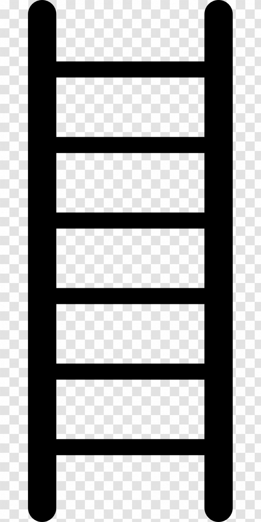 Ladder Stairs - Black - Ladders Transparent PNG