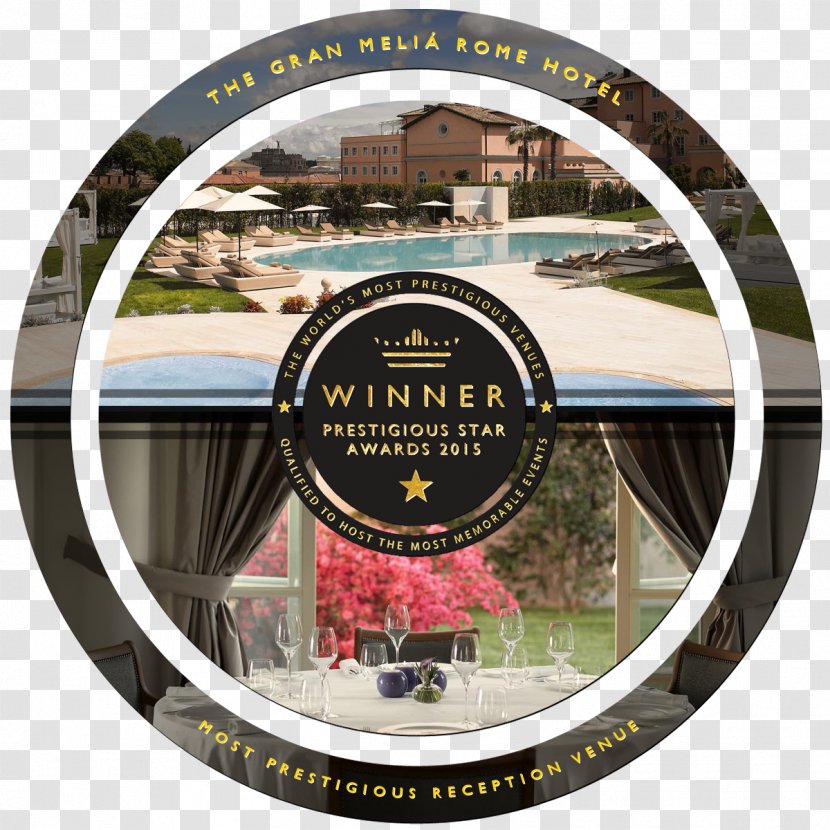 Gran Meliá Rome Hotels International GRAN MELIA ROME VILLA AGRIPPINA Star Awards 2015 - Label - Luxury And Rich Person Transparent PNG