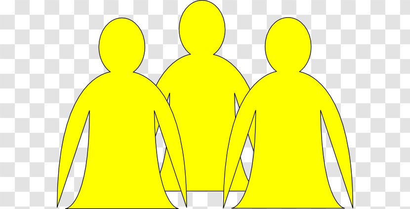 Clip Art - Text - Yellow People Transparent PNG