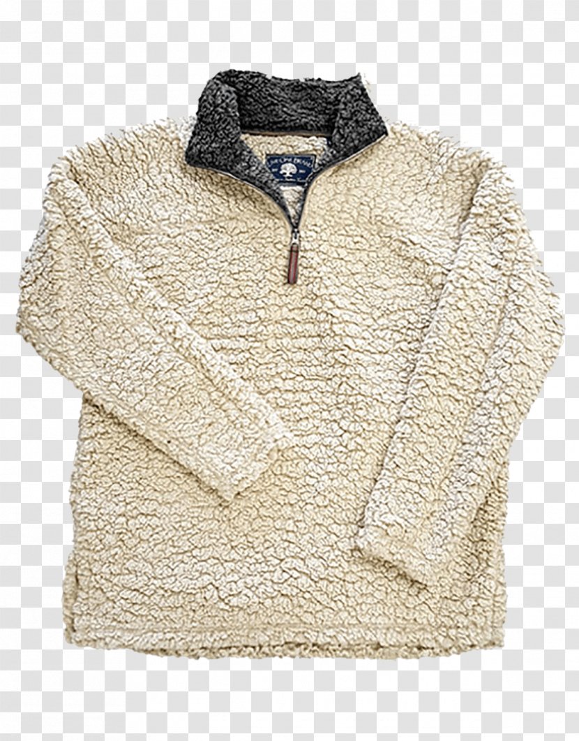 Sweater Polar Fleece Zipper Clothing Sleeve - 1 4 Zip Pullover Transparent PNG