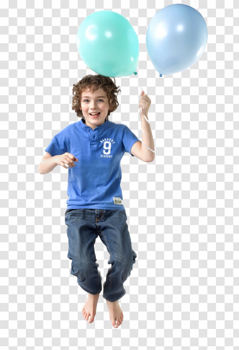T-shirt Balloon Boy Toddler Sleeve - Party Supply Transparent PNG