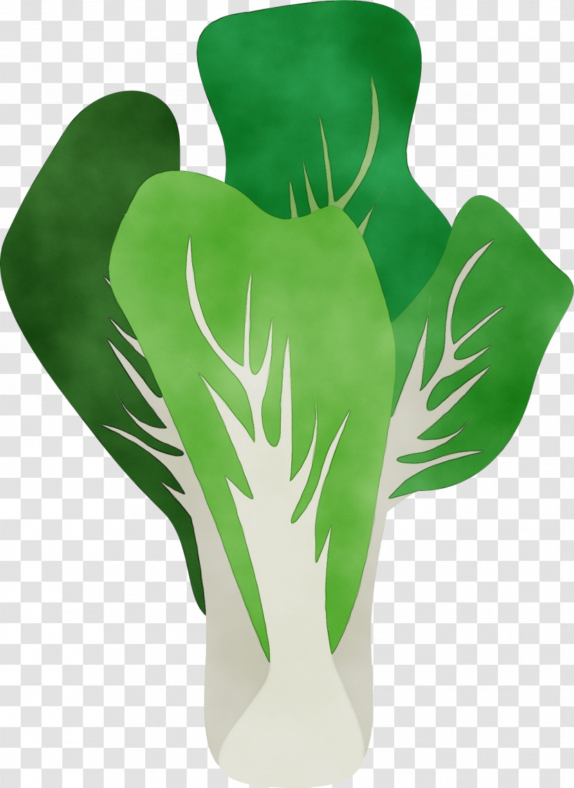 Petal Vase Green Transparent PNG