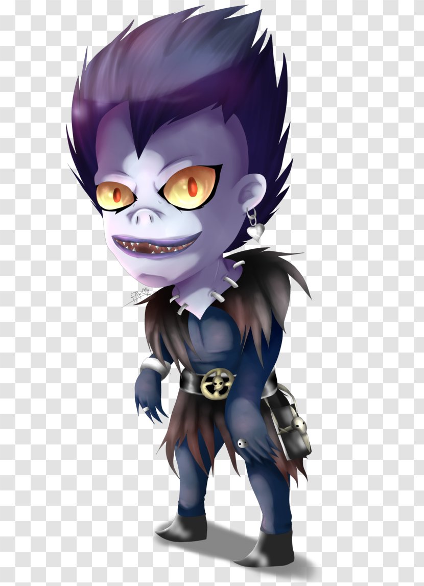 Legendary Creature Mammal Fiction Action & Toy Figures - Watercolor - Ryuk Transparent PNG