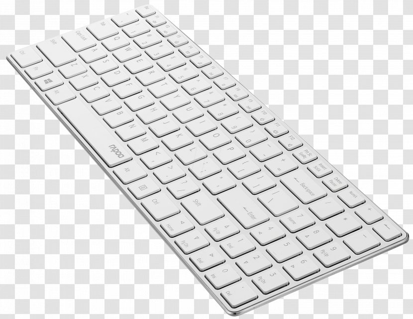 Computer Keyboard Dell Laptop Vinyl Composition Tile - Space Bar - Black And White Transparent PNG